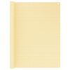 vidaXL Balkon-Sichtschutz Beige 120x300 cm HDPE