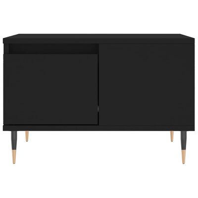 vidaXL Couchtisch Schwarz 55x55x36,5 cm Holzwerkstoff