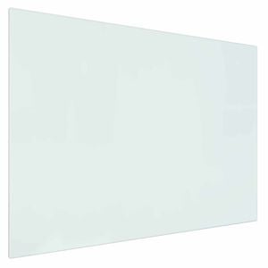 vidaXL Feuerstelle Glasplatte Transparent 80 x 60 cm Glas