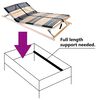 vidaXL Bett-Lattenrost Braun 140 x 190 cm Massivholz Buche