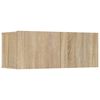 vidaXL TV-Schr&auml;nke 4 Stk. Sonoma-Eiche 80x30x30 cm Holzwerkstoff