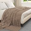 vidaXL Wohndecken 6 pcs Kamel 270 x 240 cm Fleece