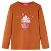Kinder-Langarmshirt Cognac 104