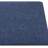 vidaXL Wandpaneele 12 Stk. Blau 90x30 cm Stoff 3,24 m&sup2;