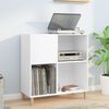 vidaXL Plattenschrank Wei&szlig; 84,5x38x89 cm Holzwerkstoff