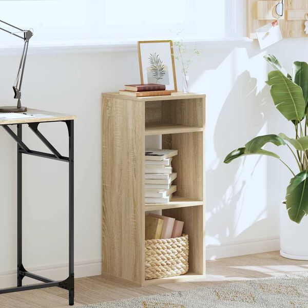vidaXL B&uuml;cherregal Sonoma-Eiche 34x31x80 cm Holzwerkstoff