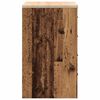 vidaXL Garagen-Aufbewahrungsschrank Altholz-Optik Massivholz Kiefer