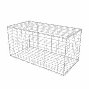 vidaXL Gabionenkorb Stahl 100&times;50&times;50 cm