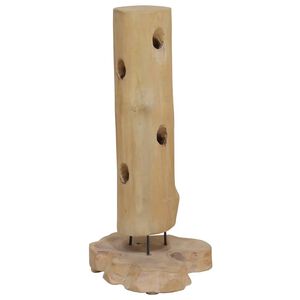 vidaXL Weinst&auml;nder f&uuml;r 8 Flaschen 40x30x80 cm Massivholz Teak