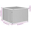 vidaXL Gartensofa-set mit Kissen 8 pcs Beige Poly-Rattan