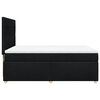 vidaXL Boxspringbett mit Matratze Schwarz 160x200 cm Stoff