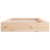vidaXL Massivholzbett 75x190 cm