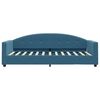 vidaXL Tagesbett Blau 90x200 cm Samt