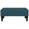 vidaXL Fu&szlig;hocker Blau 78x56x32 cm Samt