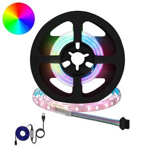 vidaXL LED-Streifen 2 stk. Schwarz und Transparent