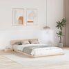 vidaXL Bettgestell Braun 120 x 200 cm Holz