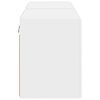 vidaXL TV-Wandschrank 2 pcs Wei&szlig; 59,5 x 31 x 40 cm Holzwerkstoff