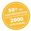 Madison Sonnenschirm Delos Luxe 300x200 cm Grau PAC5P014