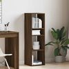 vidaXL B&uuml;cherregal Braun Eichen-Optik 34x31x112 cm Holzwerkstoff