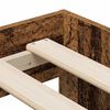 vidaXL Aufbewahrungsbettgestell Altholz 80 cm Holzwerkstoff