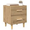 vidaXL Bettschrank 2 pcs Artisan-Eiche 40 x 35 x 47,5 cm Holzwerkstoff