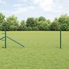 vidaXL Zaunpfosten Gr&uuml;n 50 x 0,5 m (50 mm Netz) Stahl und PVC