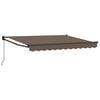 vidaXL Ausziehbare Markise Taupe 5 x 3 m Polyester und Aluminium