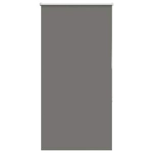 vidaXL Verdunkelungsrollo Grau 65x130 cm Stoffbreite 60,7 cm Polyester