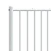 vidaXL Kopfteil Metall Wei&szlig; 193 cm