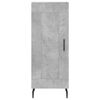 vidaXL Sideboard Betongrau 34,5x34x90 cm Holzwerkstoff