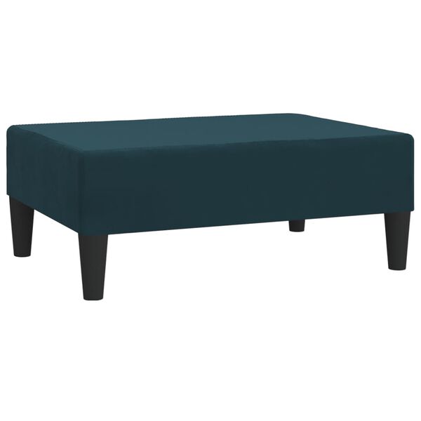 vidaXL Fu&szlig;hocker Blau 78x56x32 cm Samt