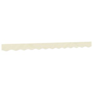 vidaXL Markisenvolant Creme Gestreift 3 m