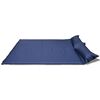 vidaXL Schlafmatte Selbstaufblasend 190x130x5 cm Blau (Doppel)