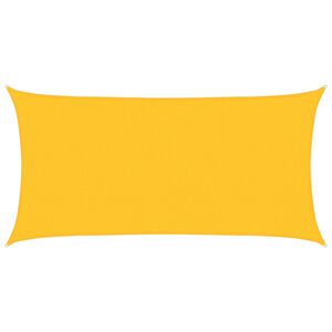 vidaXL Sonnensegel 160 g/m&sup2; Rechteckig Gelb 2x3,5 m HDPE