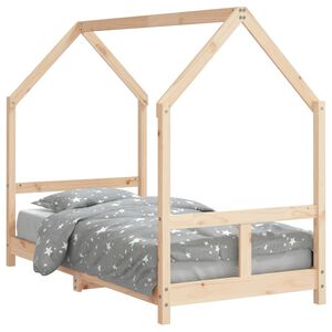 vidaXL Kinderbett 80x160 cm Massivholz Kiefer