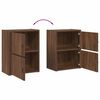 vidaXL B&uuml;cherregal Braun Eichen-Optik 40x24x52 cm Holzwerkstoff