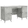 vidaXL Schreibtisch Betongrau 142,5 x 50 x 75 cm Holzwerkstoff
