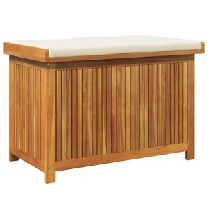 vidaXL Outdoor-Kissenbox 90x50x60,5 cm Massivholz Akazie
