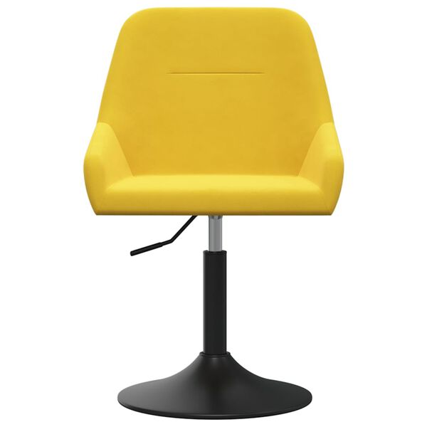 vidaXL Barhocker Senfgelb Samt