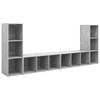 vidaXL | TV-Schr&auml;nk | 4 pcs 37 x 35 x 107.5 cm