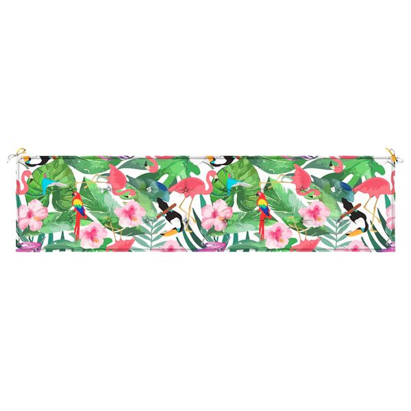 vidaXL Gartenbank-Auflage Mehrfarbig 200x50x4 cm Stoff