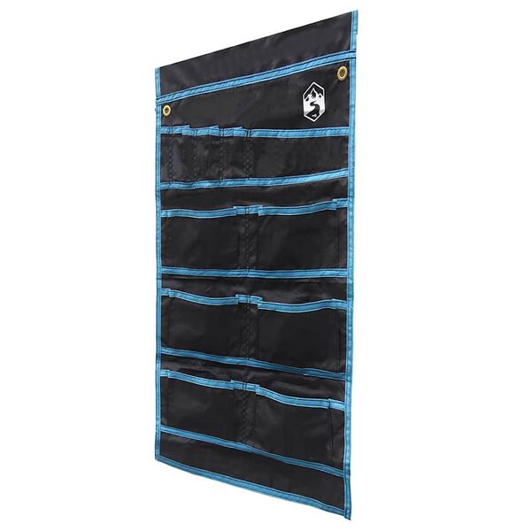 vidaXL Aufbewahrungstasche Schwarz und Blau 63,5 x 40 cm Oxford