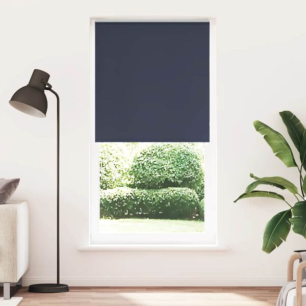 vidaXL Verdunkelungsrollo Marineblau 95x210cm Stoffbreite 90,7 cm