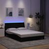 vidaXL Bettgestell ohne Matratze "Hanko" Schwarz 140x190 cm Stoff