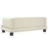 vidaXL Kindersofa Creme 80x45x30 cm Kunstleder