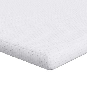 vidaXL Matratzenauflage Wei&szlig; 80 x 200 cm Jacquard Stoff