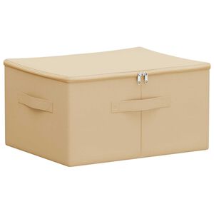 vidaXL Aufbewahrungsbox Vliesstoff 43 x 34 x 23 cm 33,6 L Creme