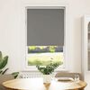 vidaXL Verdunkelungsrollo Grau 75x175 cm Stoffbreite 70,7 cm Polyester