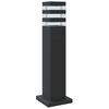 vidaXL Wegeleuchte Schwarz 50 cm Aluminium