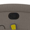 vidaXL Massagesessel mit Aufstehhilfe Taupe Stoff